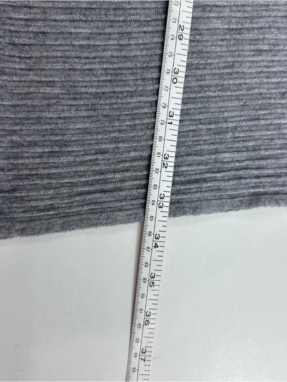 Cyrus Grey Ribbed Open-Front Cardigan - Picture 6 of 8